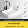 Tengxiang Ceramic Sink: White Floor-Standing Luxury Basin with Cabinet for Bathroom or Balcony