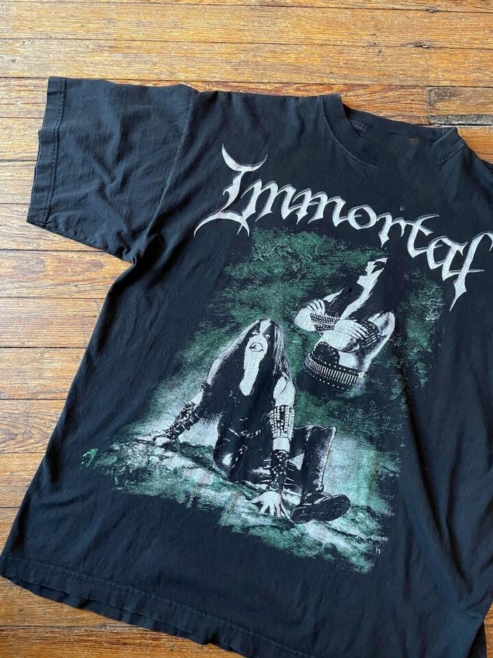 Collection Immortal Band Short Sleeve S to 5XL Black T-shirt GC1498 XXXXL