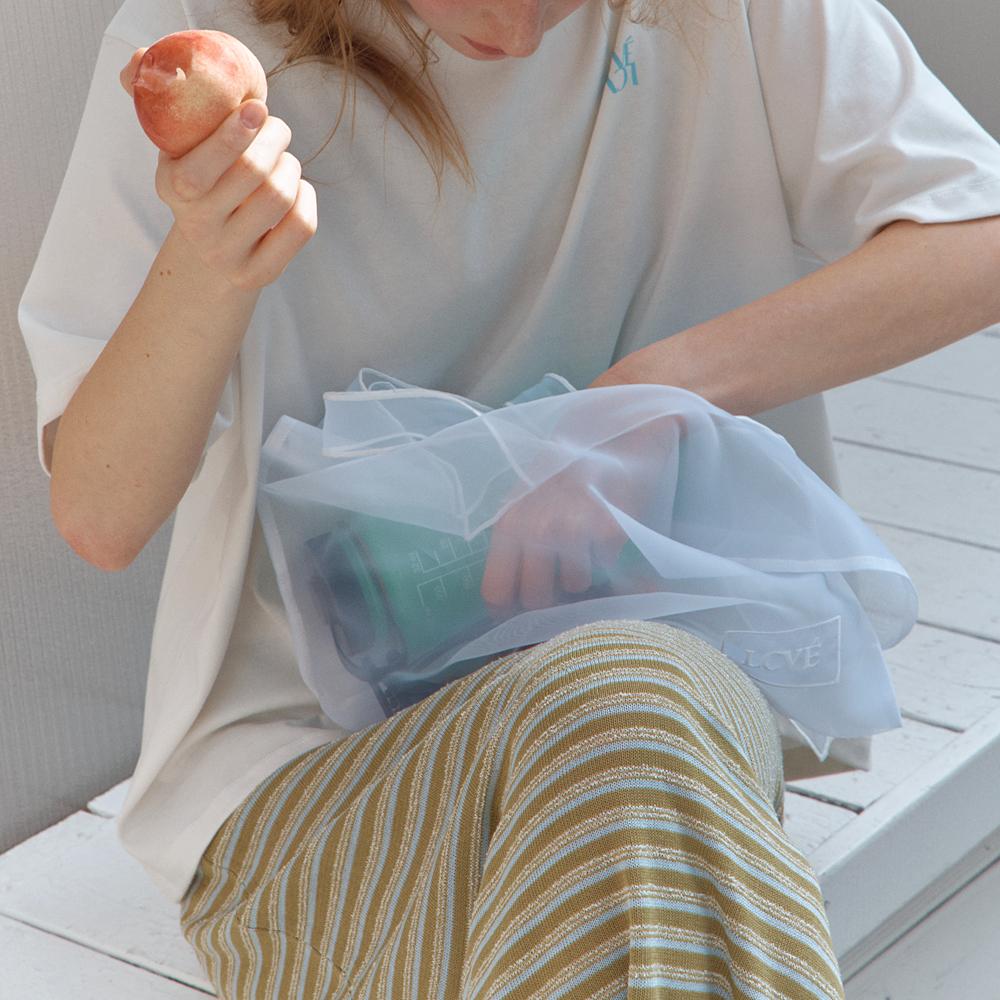 Lcve Lumiere Organza Bag_White