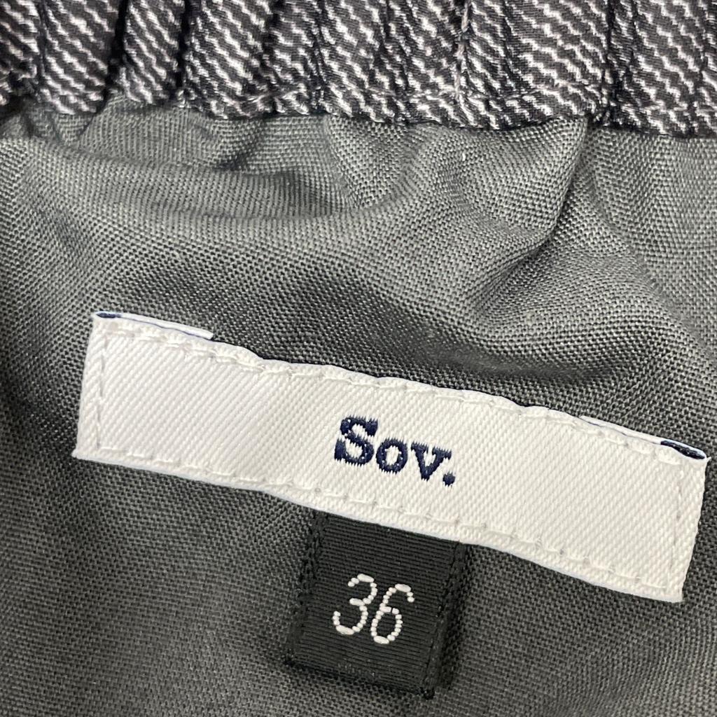 SOV. 25 year old grey satin denim print gazer skirt skirt 36 grayUsed
