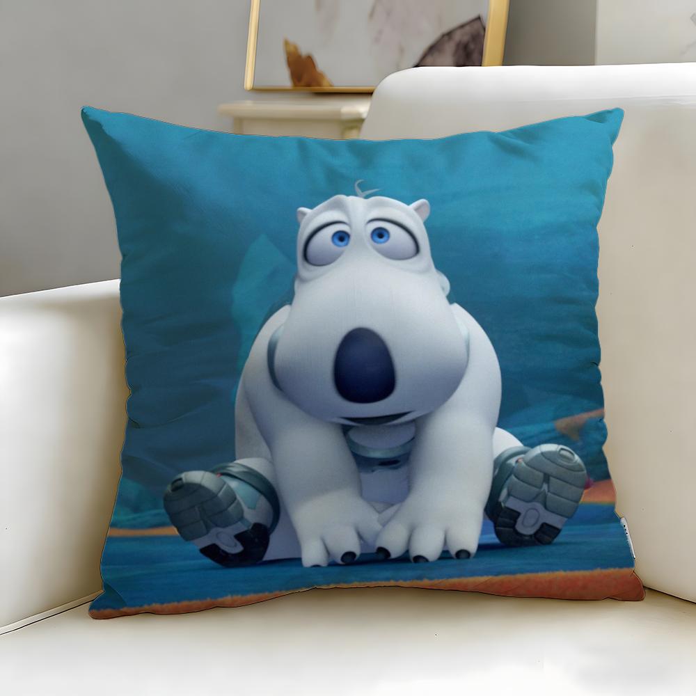 classic cartoon character Backkom Cushion Cover Soft & Easy-Wash Pillow Case – Versatile for Couch, Bed, Travel and Office