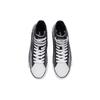 Li Ning Wave Canvas Hi Lightweight Slip Resistant Lightweight Anti Slip High Top Skateboard Shoes Women's Black White AECR012-2