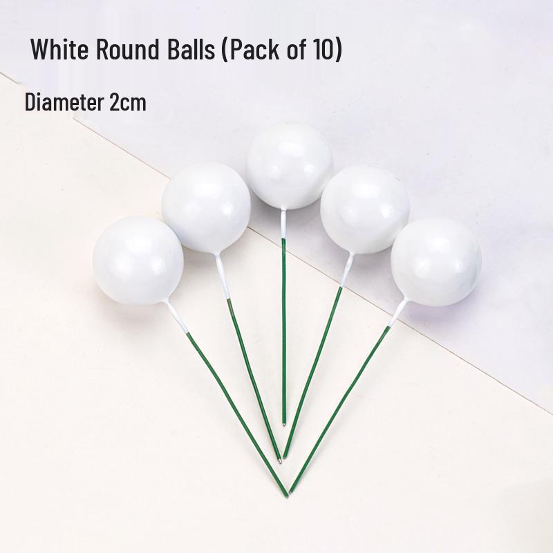 Cake Decoration Balls: Gold & Silver Spheres for Baking & Christmas Decor