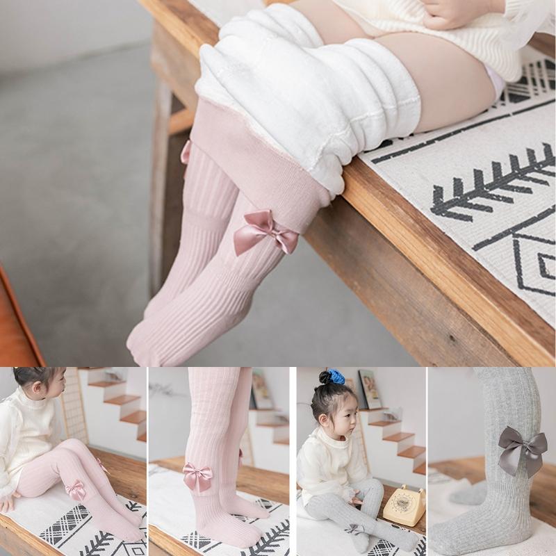 Girls Stretchy Tights Pantyhose Winter Leggings Kids Leg Warmer Child Autumn Leggings Thick Velvet Fleece Lined Leggings