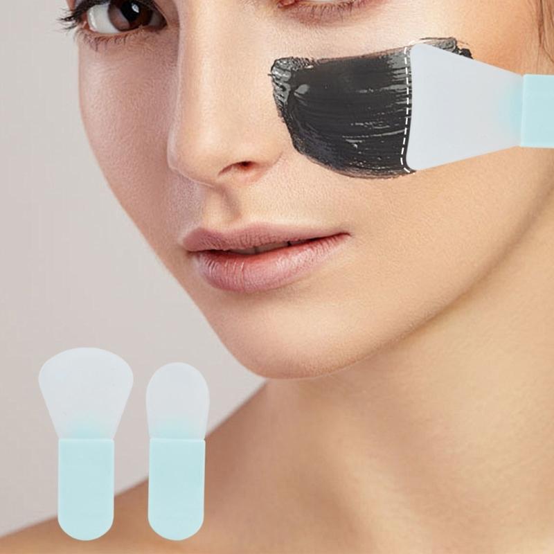 24Pcs Makeup Brushes Set with Fiber Bristles Powder Puff Silicone Face Mask Brushes for Different Makeup Needs