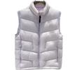High-end White Goose Down + YKK Zipper Women's Stand-up Collar Thick Outdoor Thick Down Vest Short Down Vest