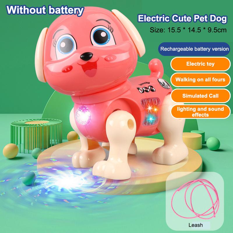 New Pink Color Electric Walking Pig Toy With Light Musical Kids Funny Electronics Toy Children Birthday Gift Toys