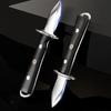 Style Black Color Wood Stainless Steel Oyster Knife Kitchen Tools Accessories Light Luxury Thickened Shell Opener Gadgets