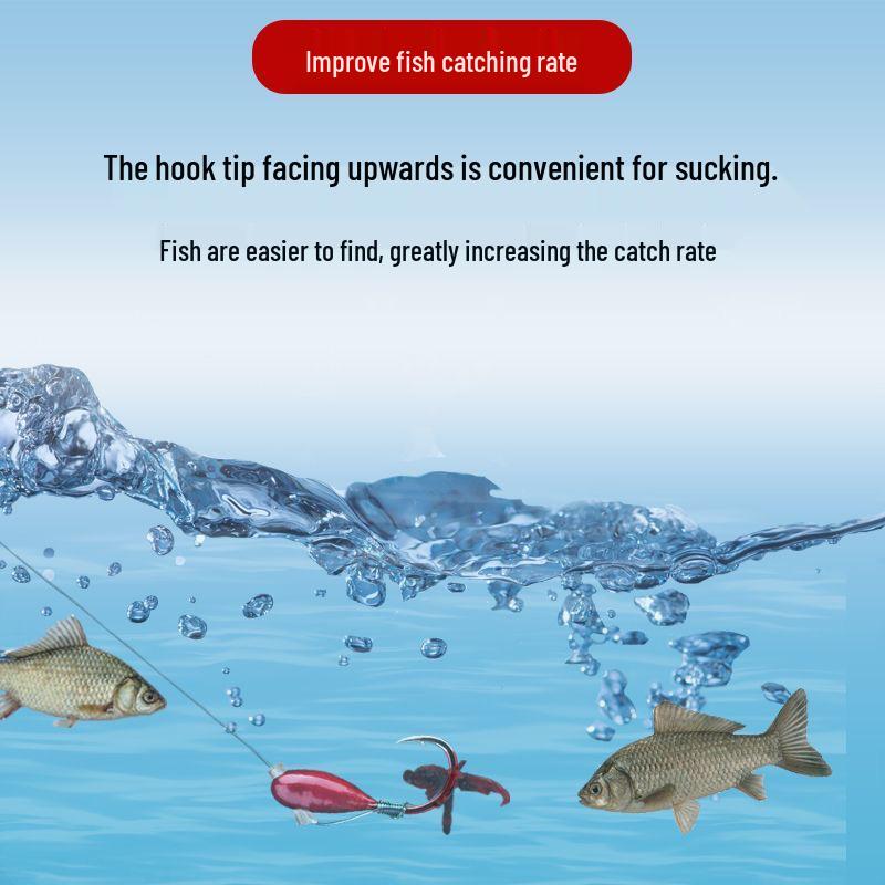 Handmade Seven-Star Izu Barbed Fishing Hooks with 45-Degree Oblique Piercing for Wild Fishing, Full Set.