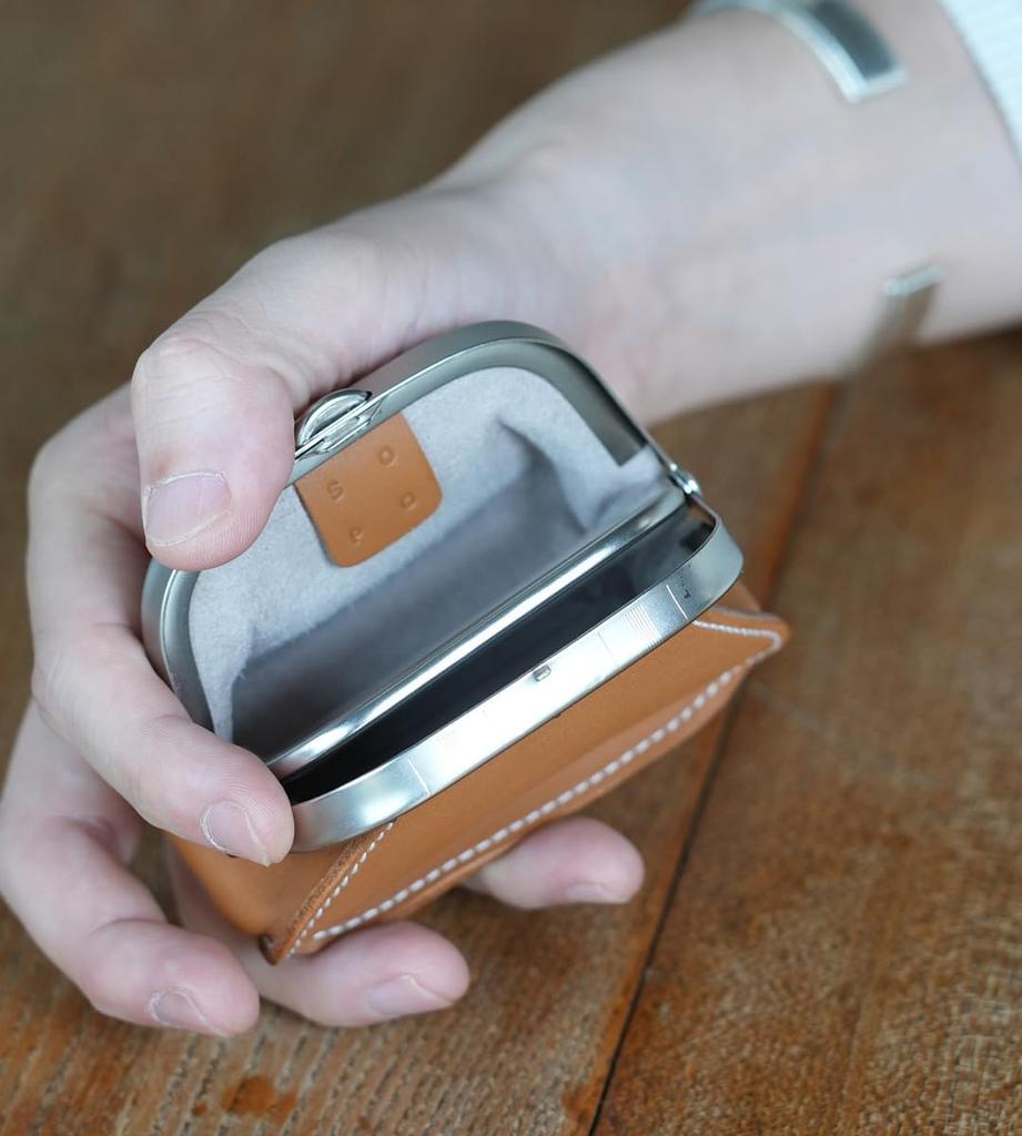 SOPO SO25 (Svart) Läderplånbok, Myntplånbok, Miniplånbok för Män och Kvinnor, Tillverkad i Japan