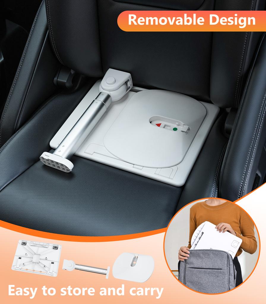 Eary Car Back Seat Laptop Desk Table Tray Writing Car Organizer Kid Travel Work for iPad Stand Foldable Food Storage Accessories