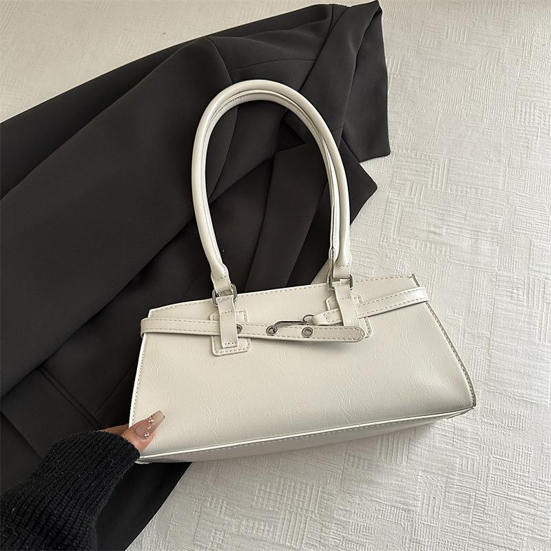 Retro Umhängetasche mit großem Fassungsvermögen für Damen, neue Herbst- und Winter-Schultertasche, Nischendesign, tragbare Pendlertasche