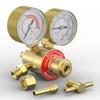 Professional Copper Construction Pressure Regulator Gauge Equipped with T Handle for Easy Manual Control in Gas Systems