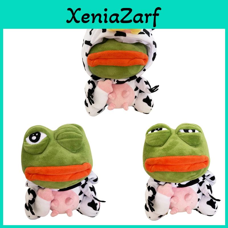 Adorable Pepe The Frog Cows Soft Stuffed Toy For Home Decor Or Office Nap