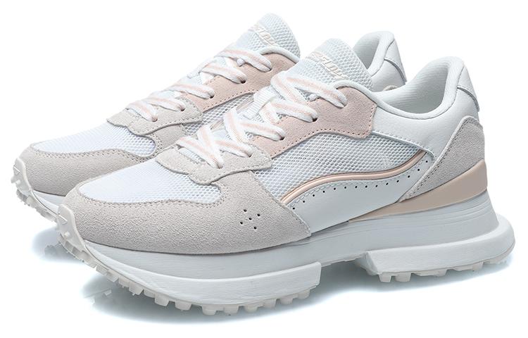 Li Ning CF Casual Shoes Women's Low Top White/Pink AGCR210-1