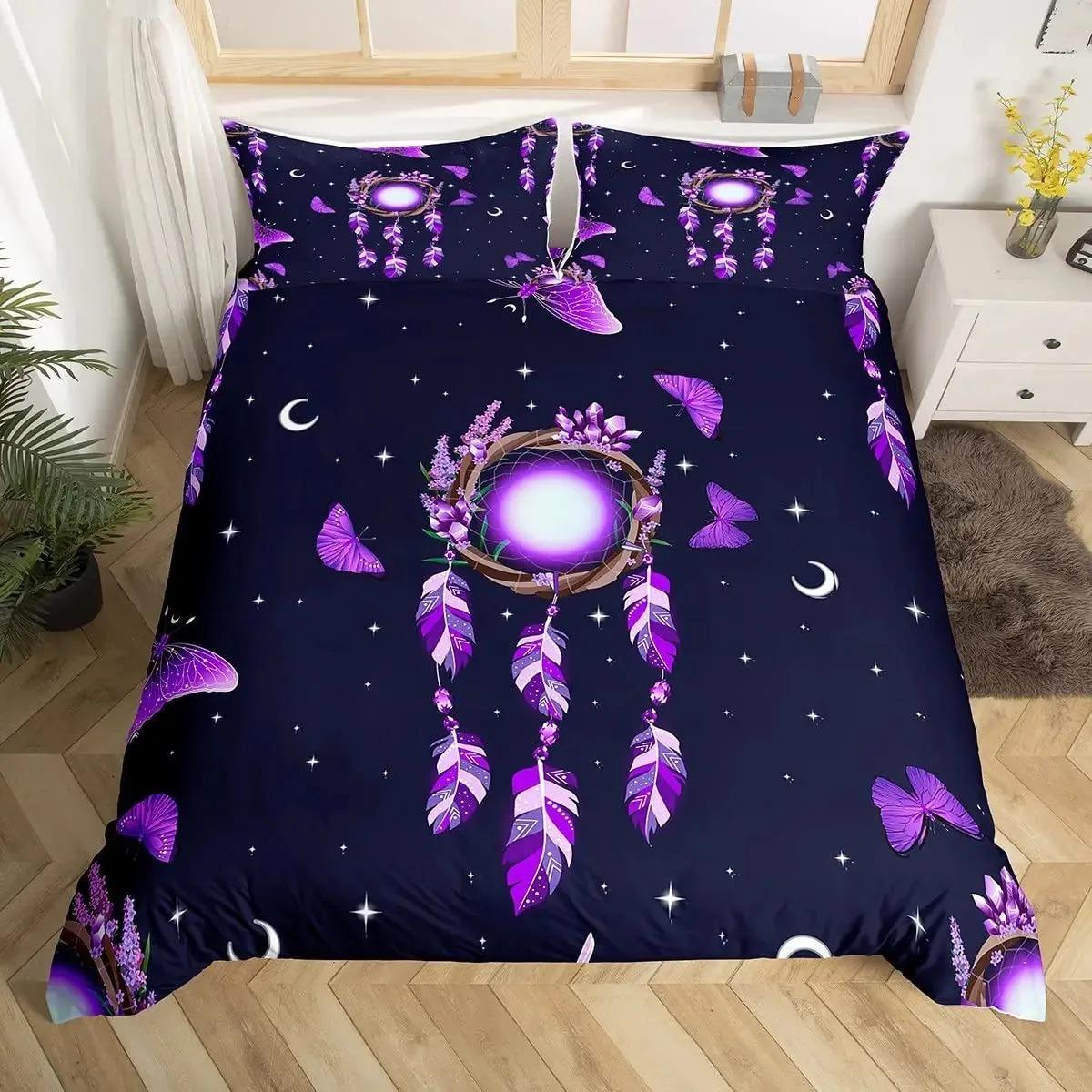 

3D Symbols Viking Runes Duvet Cover Set Bedding Sets Full SizeNordic Quilt Cover Washed Microfiber Bedspread Cover EU Single(135*200cm)3pcs