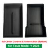for Tesla Model Y L 2026 Center Console Storage Tray Armrest Box Organizer Box Tesla Model Y Juniper Modification Accessories