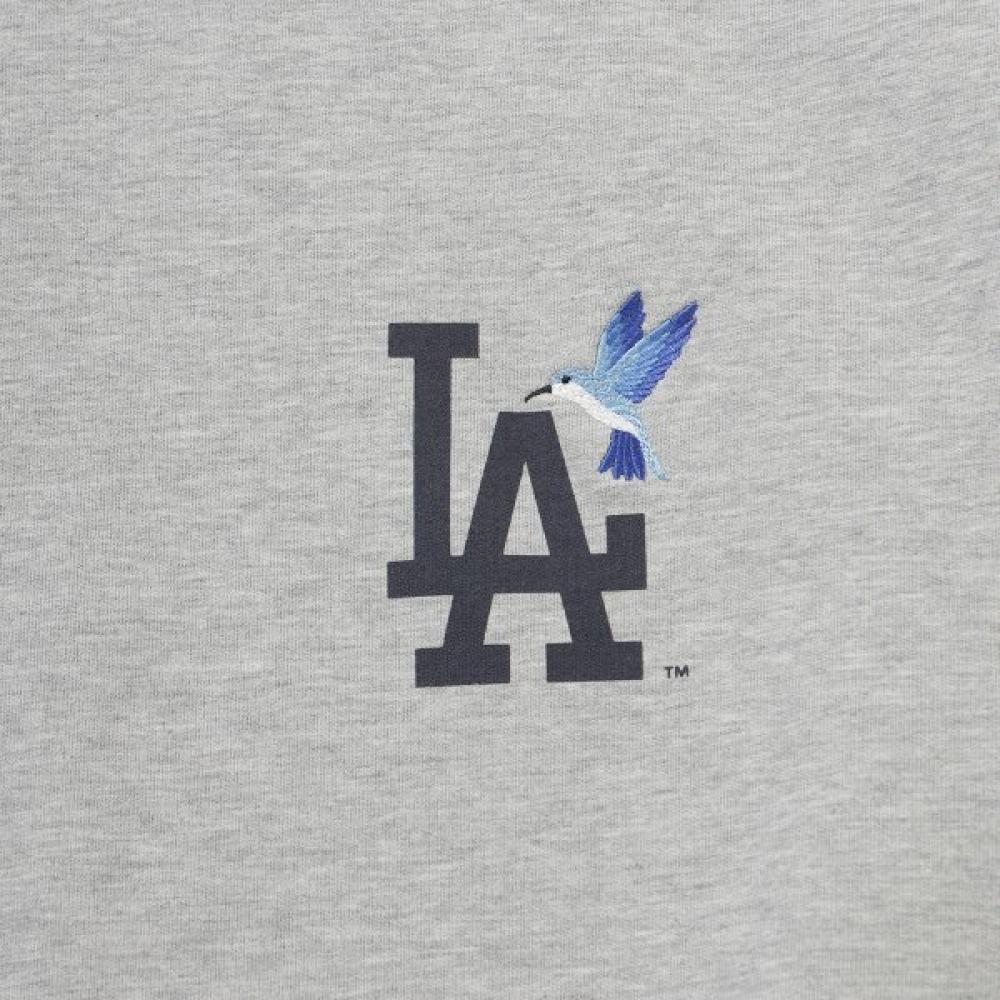 New Era Mlb La Dodgers Sweatshirt Heather Gray 15147517