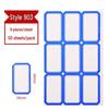 Zhusheng 903 Blue Self-Adhesive Office Labels, 9 per Sheet