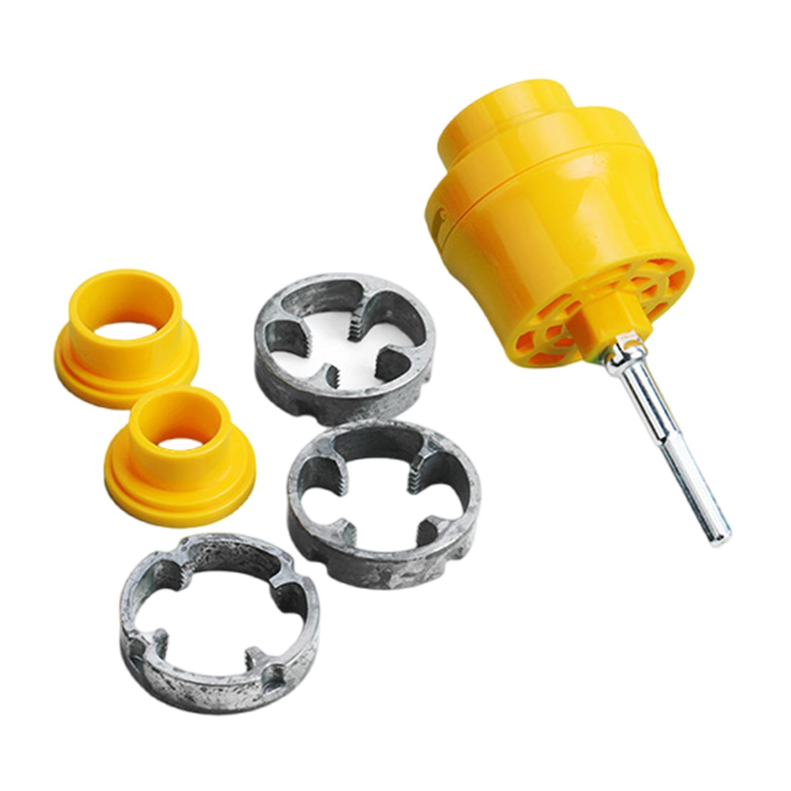 

Электрическая резьбонарезная машина для водопроводных труб Электродрель для смены плашек Бытовая пластиковая электрическая нарезка резьбы