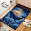 Whale Carrying Lighthouse House Print Carpet Rug for Living Room Bedroom Sofa Doormat Home Decor Non-slip Floor Mat