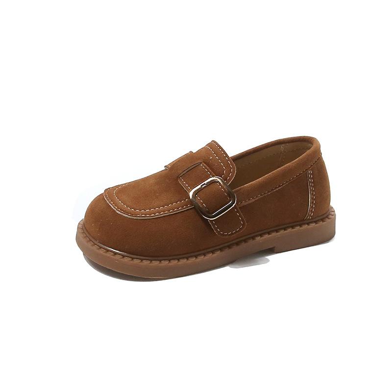 2-10Y Children's Leather Shoes Spring Autumn New Style Girls' Fashion Soft soled Shoes Student Casual Thin Leather Shoes
