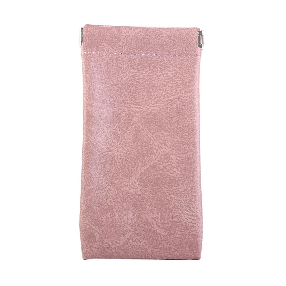 Korean Waterproof Eye Glasses Holder Simple Letter Sunglasses Storage Bag PU Leather Glasses Case Small Coin Purse Cosmetic Bag
