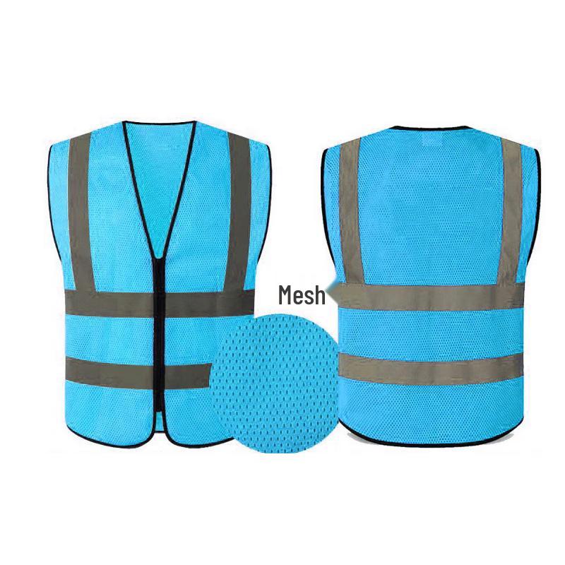 Reflexní bezpečnostní vesta s více kapsami