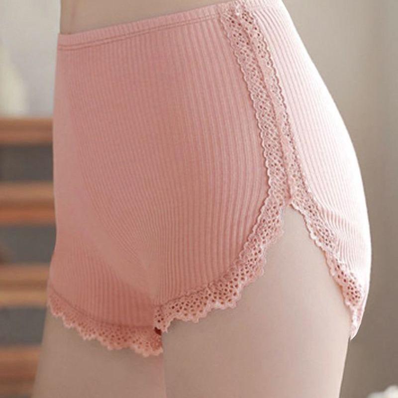 Lace Safety Pants Women's Panties Summer Modal Leggings Thin Shorts Three-quarter Pants