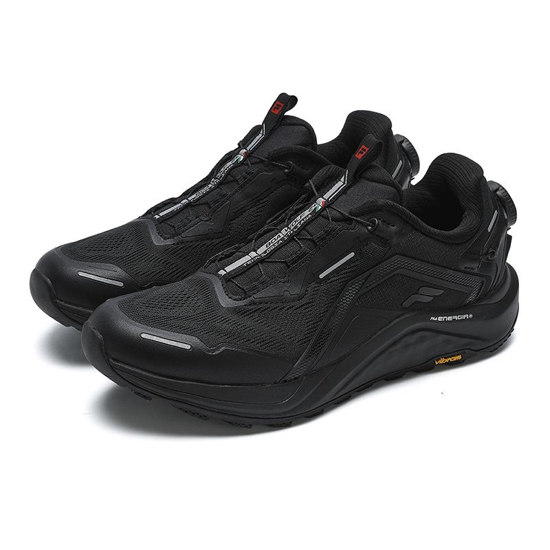 FILA Boa Wolf 2+ Comfortable Versatile Non-Slip Low-Top Running Shoes Women sneaker Black A12W441223FBK
