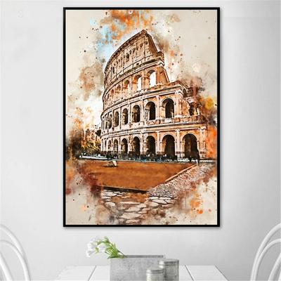Volle Runde/Quadrat 5D Diy Diamant Malerei Alte gebäude Diamant Stickerei Kreuz Stich Kits Home Decor Handgemachte Geschenke