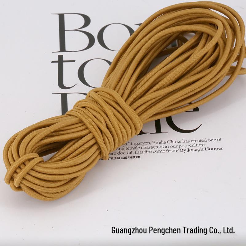 2.5mm High Elasticity Colorful Elastic Rubber Cord