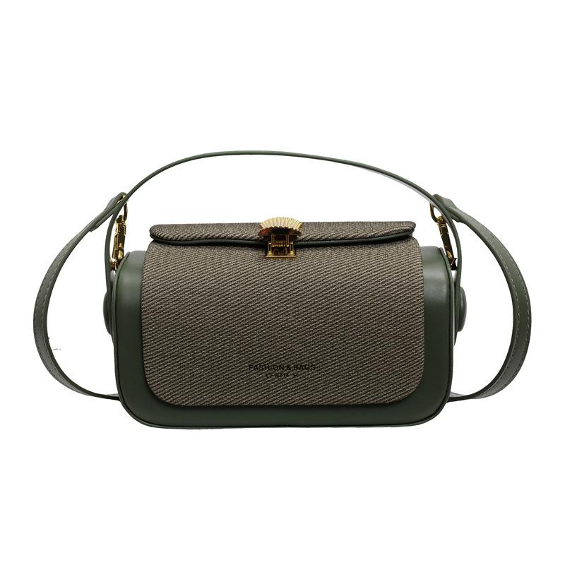 Niche Premium Portable Women's Bags, Light Luxury Texture, Contrasting Colors, Trendy Eye-catching and Versatile Small Square Bags