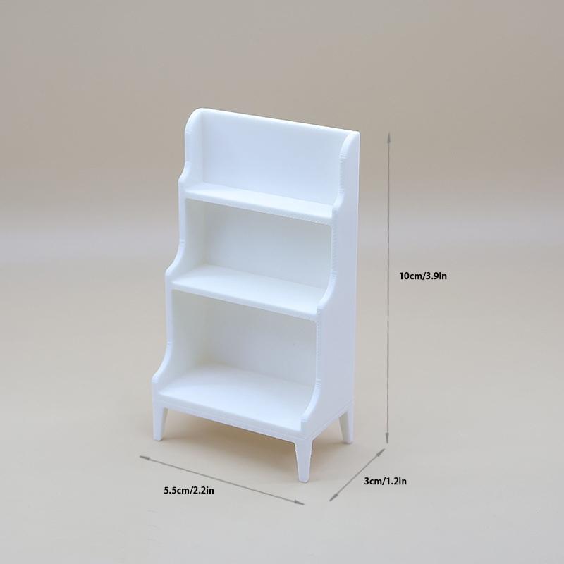 1:12 Dollhouse Miniature Furniture Model Table Model Bedroom Desk Stool Pretend Play Toys Gifts