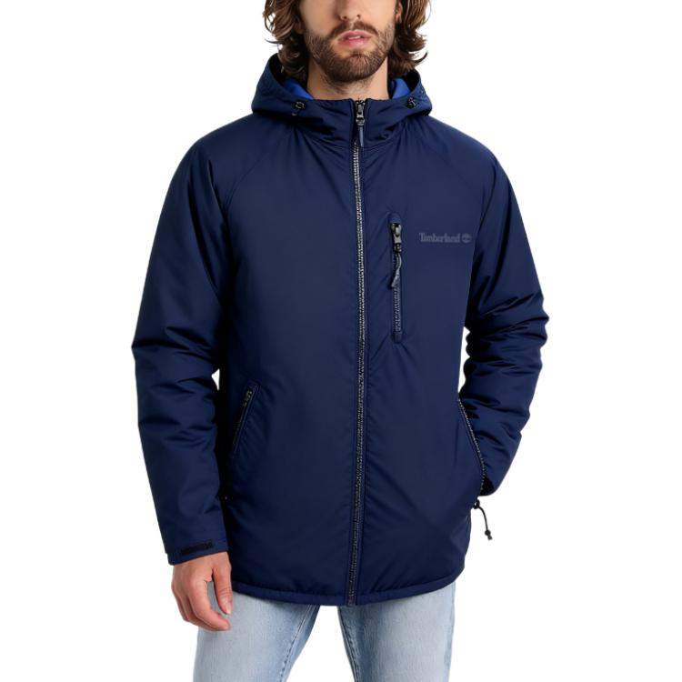 

Timberland Primaloft Ветрозащитная Теплая Хлопковая Куртка с Капюшоном и Длинным Рукавом Мужские куртки A6A57-451 S