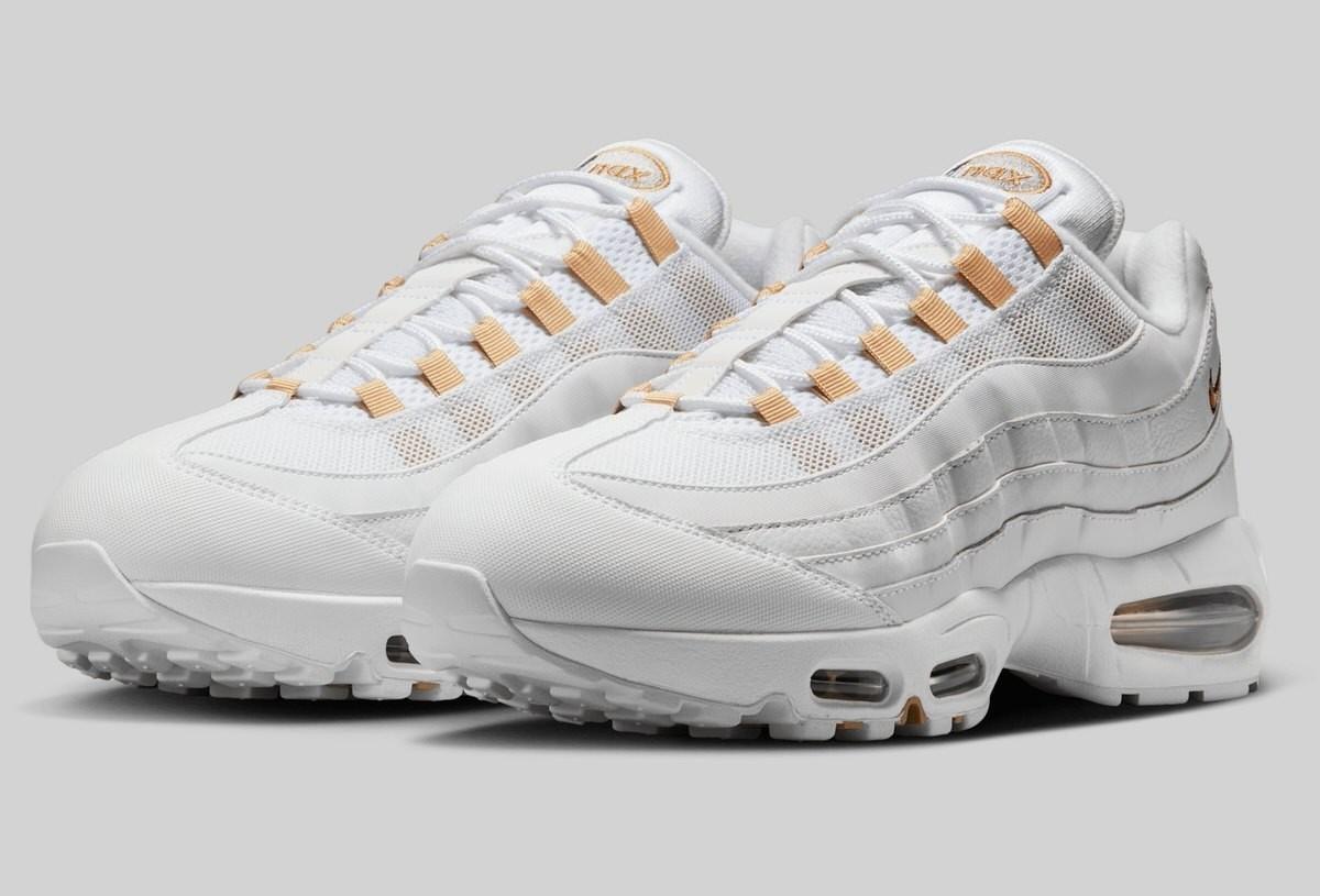 IB1667-101 Nike Air Max 95 OG Big Bubble Металлик Золотой (Мужской) 10