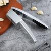 Garlic Press Easy To Squeeze Heavy Duty Hand Kitchen Gadget Mincer Silver