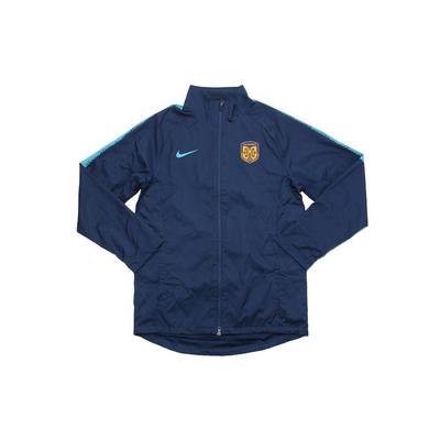 Suning F.C. Printed Stand Collar Soccer Track Jacket Men Outerwear Blue AR4523-414