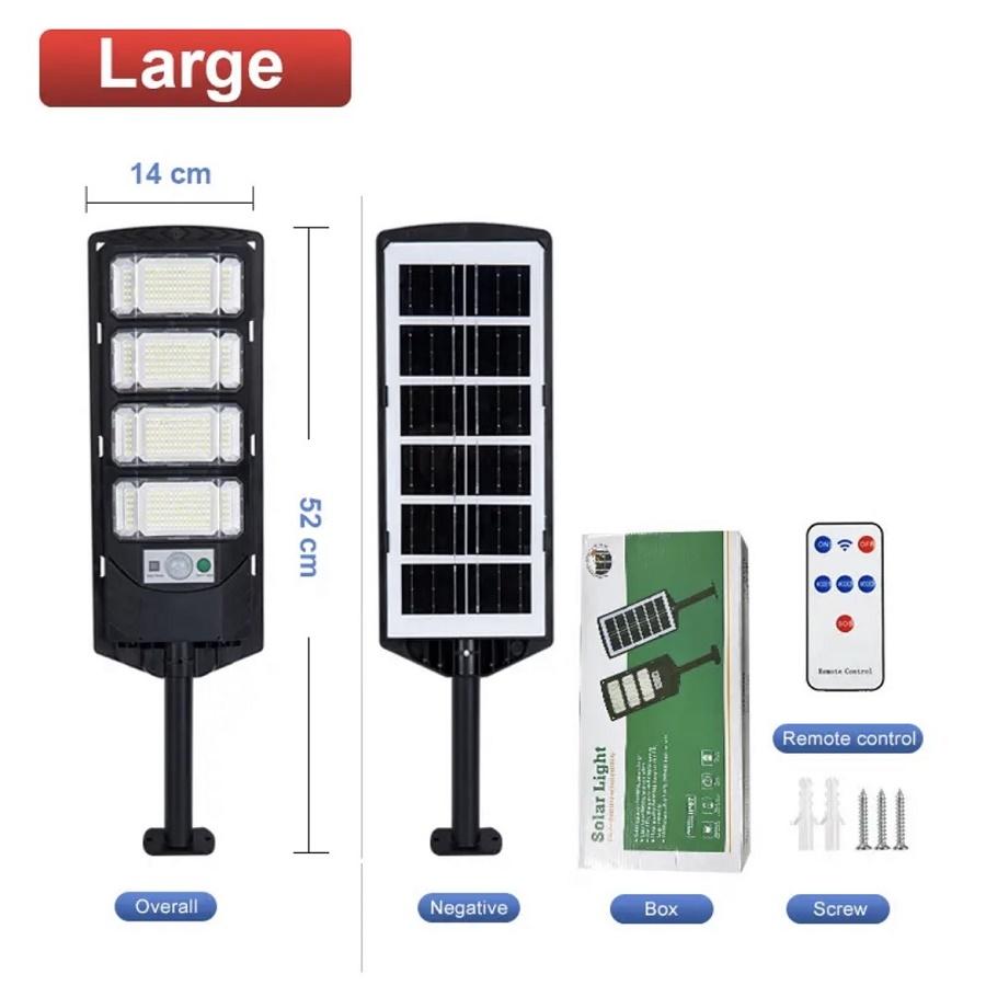 1000W Powerful Outdoor Solar Light 20000LM Motion Sensor High Power Solar Lamp IP67 Waterproof Wall Lights External Street Lamp