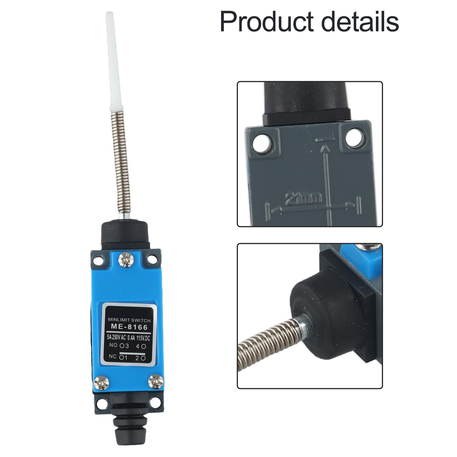 

IP65 Travel Switch ME-8166 Limit Sensor Switch Limit Switch 250V/5A 1NO1NC IP65 Protection Level Limit Switches China Mainland