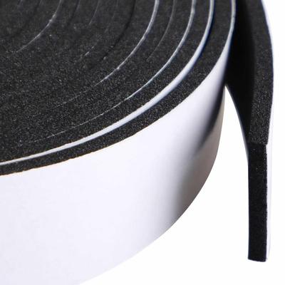 Fita de Vedação de Fendas Impermeável para Colisão Externa e Borracha Esponjosa Almofadada Esponja para Fenda Deslizante e Uso de 3mm de Espessura x 6mm de Largura x 10m de Comprimento,