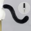 Lovely Plush Tail Cats Tail for Halloween Carnival Birthday Party Remote Control Wagging Tail Anime Cosplay Accessories