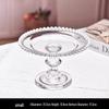 Korean Style Transparent Glass Beaded Dessert & Fruit Plate