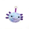 Kawaii Axolotl Plüsch Schlüsselanhänger Niedliches Stofftier Spielzeug Mini Salamander Puppe Tasche Anhänger Autoschlüsselanhänger Weiche Flauschige Plüschtiere Geschenke