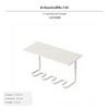 2Piece Plastic WallMounted Bathroom Organizer, Toothpaste & Facial Cleanser Rack Holder 1pc