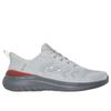Skechers Bounder 2.0 Comode Moda Versatili alla Moda Scarpe da Allenamento Basse Sneaker Uomo Grigio 233031-GYRD