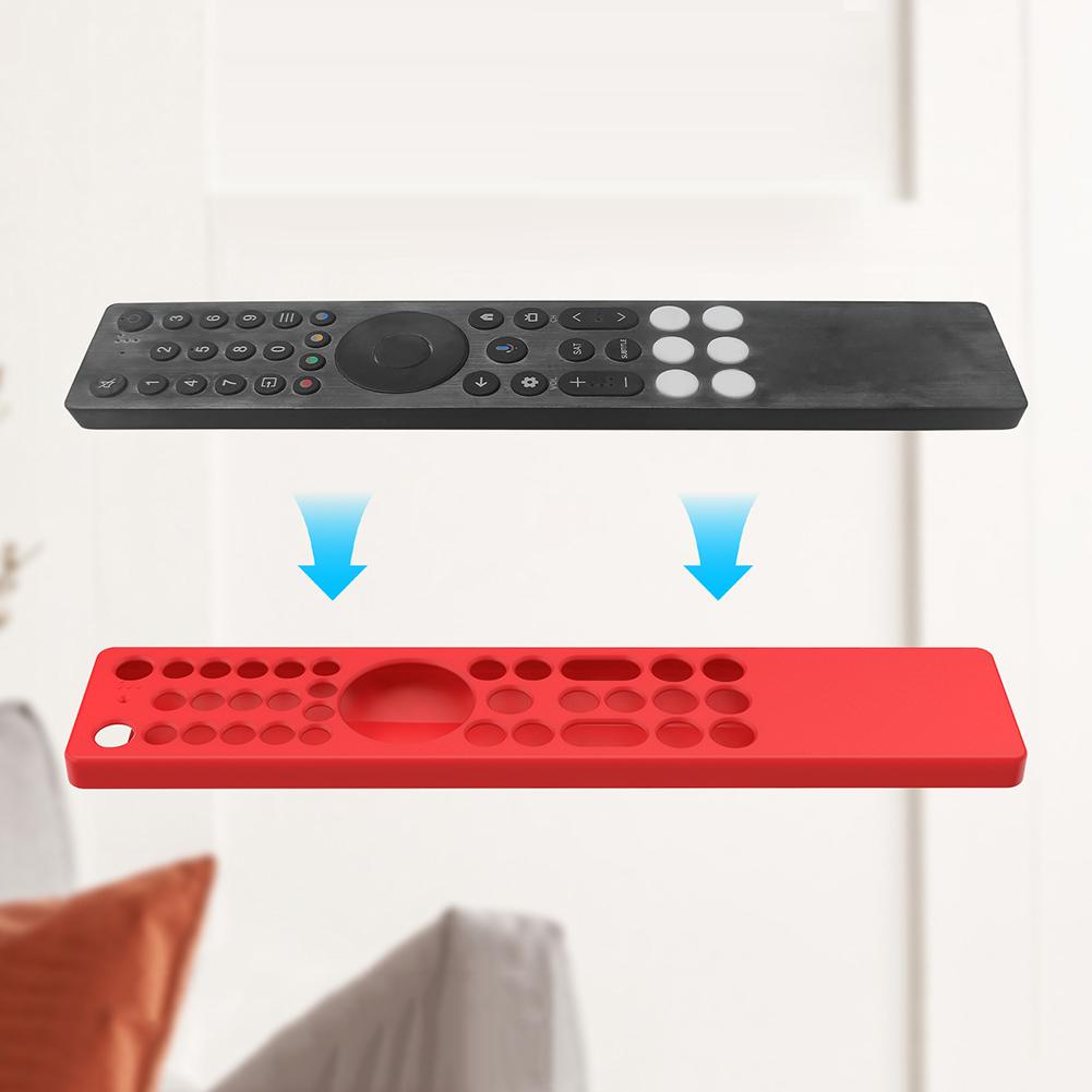 Für TCL RC833A Fernbedienung Schutzhülle mit Lanyard Sturzsicher RC-Hülle Wasserdicht Fernseher RC-Hülle Smart-TV Zubehör