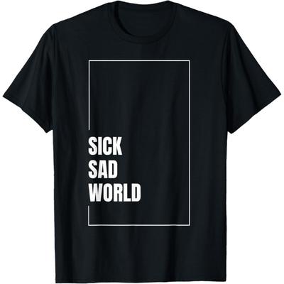 Sick Sad World Inscription T-Shirt(1)