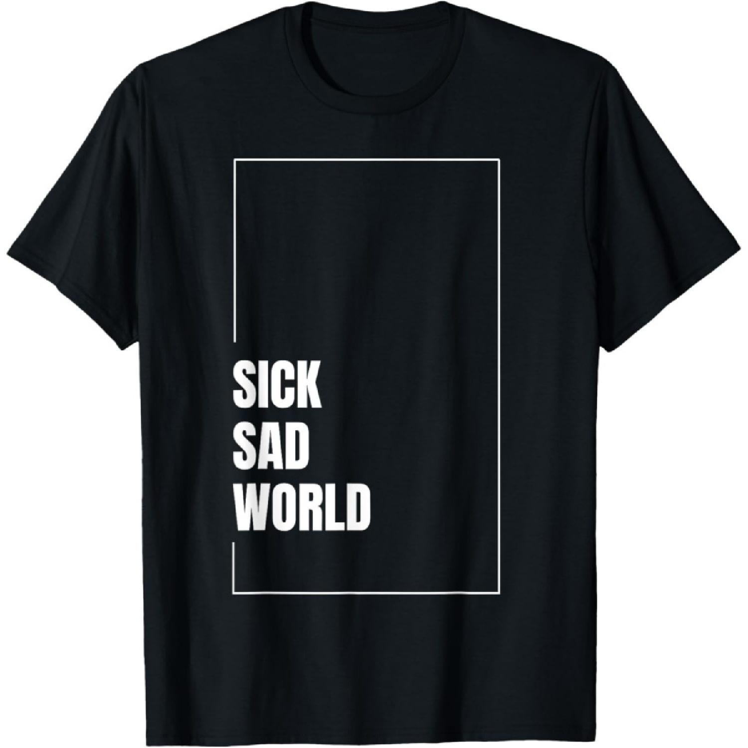 Футболка с надписью Sick Sad World(1) S