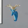 Hooks Self Deer Antler Hanger Decorative Animals Wall Key Holders for Home or Office